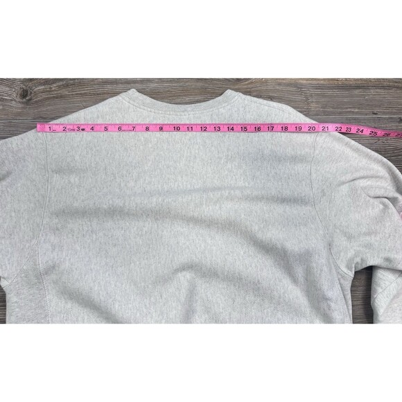 VTG Hope College Gray CHAMPION Reverse Weave SPELL OUT w SEAL Sweatshirt Men's L - Picture 7 of 12